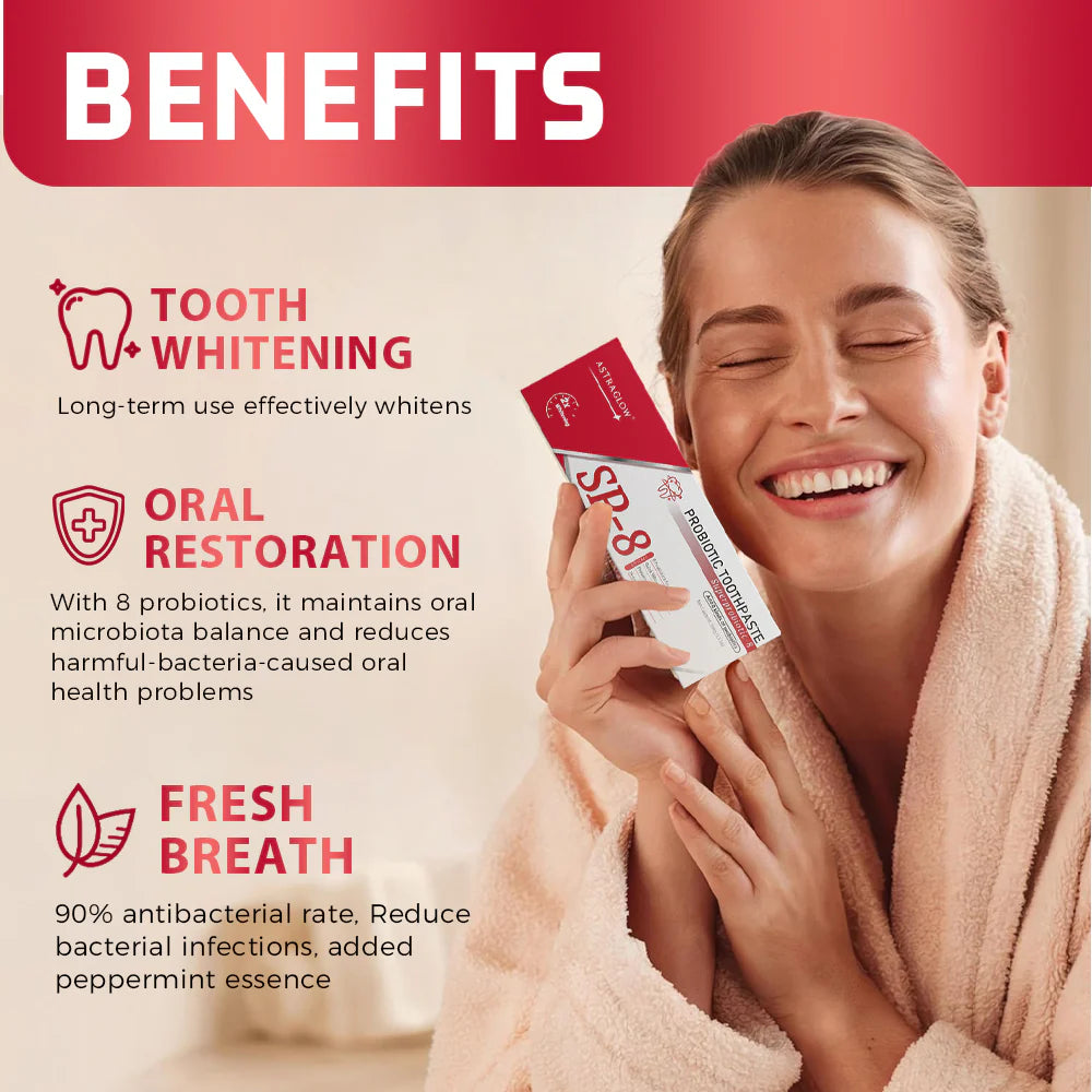 AstraGlow SP-8 toothpaste